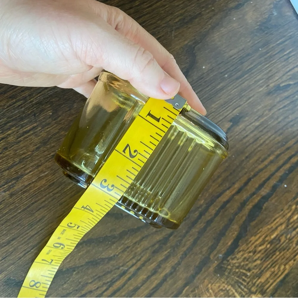 Vintage Federal Depression Glass Refrigerator Box Yellow